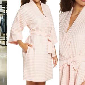 Pink Waffle Robe
